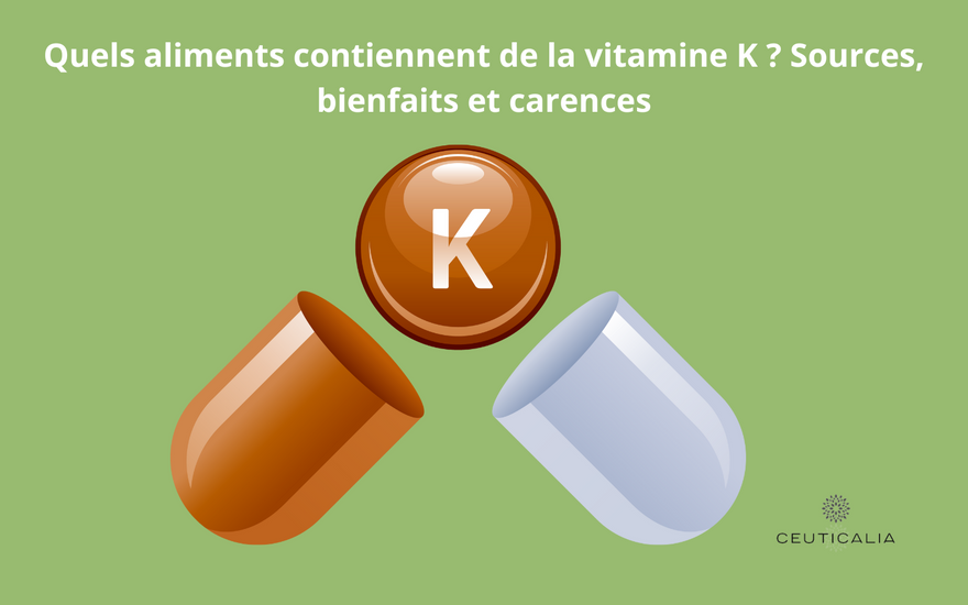 Quels aliments contiennent de la vitamine K ? Sources, bienfaits et carences